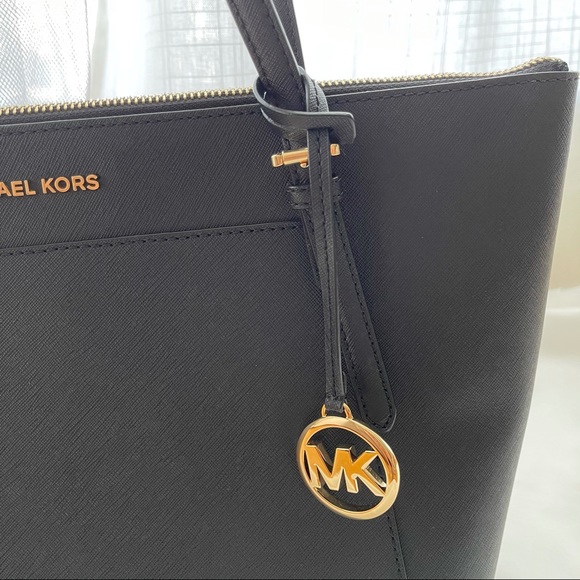 Michael Kors MK Ciara Large Black Tote Bag - Picture 6 of 11